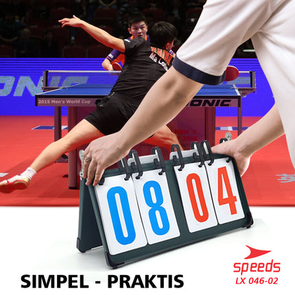 SPEEDS Score Board / 4-digit Scoreboard for Futsal / Football, Original High-Quality Import 046-2
