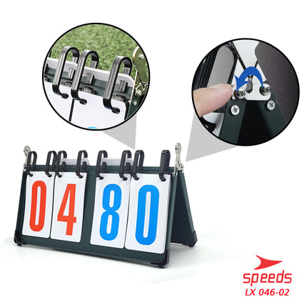 SPEEDS Score Board / 4-digit Scoreboard for Futsal / Football, Original High-Quality Import 046-2
