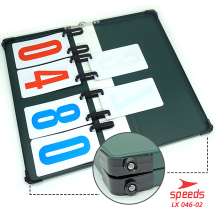 SPEEDS Score Board / 4-digit Scoreboard for Futsal / Football, Original High-Quality Import 046-2