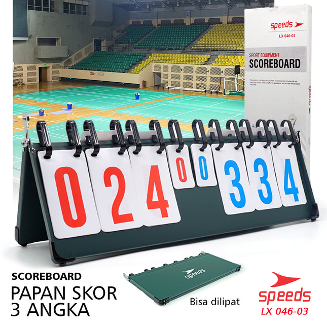 SPEEDS Score Board / 8-digit Football Futsal Scoreboard high quality 046-3