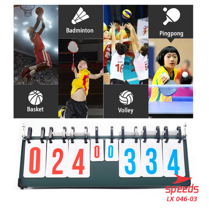 SPEEDS Score Board / 8-digit Football Futsal Scoreboard high quality 046-3