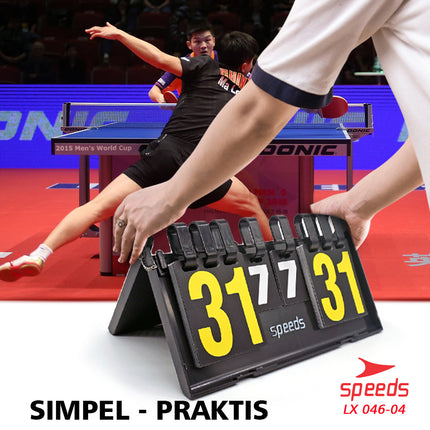 SPEEDS Score Board / Scoreboard / 4-Digit Portable Scoreboard for Sports LX 046-4