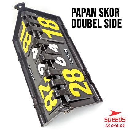SPEEDS Score Board / Scoreboard / 4-Digit Portable Scoreboard for Sports LX 046-4