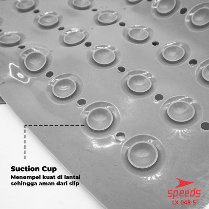 SPEEDS Non-Slip Bath Mat Bathroom Mat Water Absorbent Non-Slip PVC Carpet 048-5
