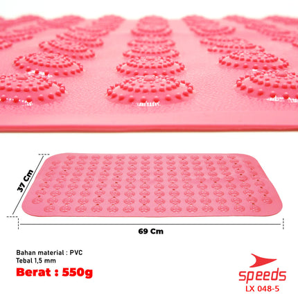 SPEEDS Non-Slip Bath Mat Bathroom Mat Water Absorbent Non-Slip PVC Carpet 048-5