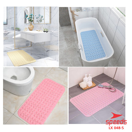 SPEEDS Non-Slip Bath Mat Bathroom Mat Water Absorbent Non-Slip PVC Carpet 048-5