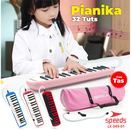 SPEEDS Pianika Affordable Kids Toy Mini Piano 3 Colors with Pianika Bag 049-1