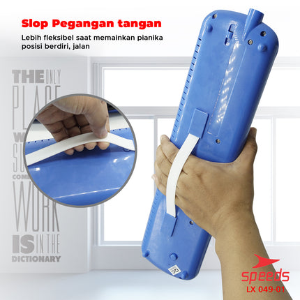 SPEEDS Pianika Affordable Kids Toy Mini Piano 3 Colors with Pianika Bag 049-1