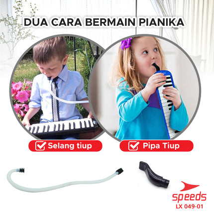SPEEDS Pianika Affordable Kids Toy Mini Piano 3 Colors with Pianika Bag 049-1
