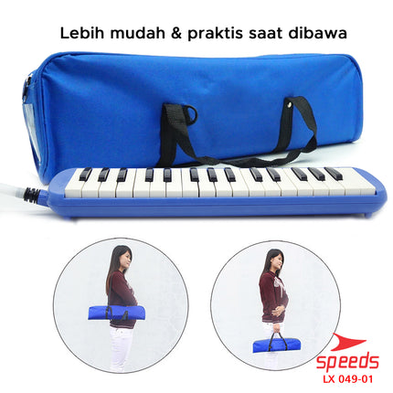 SPEEDS Pianika Affordable Kids Toy Mini Piano 3 Colors with Pianika Bag 049-1