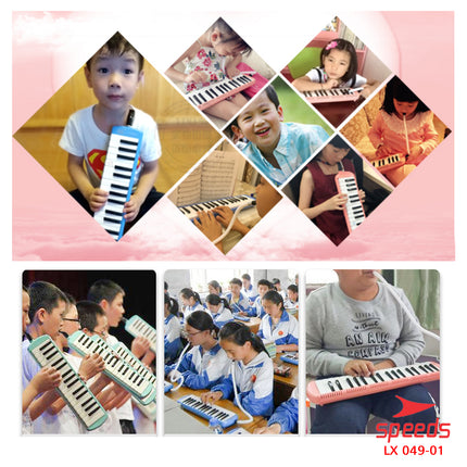 SPEEDS Pianika Affordable Kids Toy Mini Piano 3 Colors with Pianika Bag 049-1