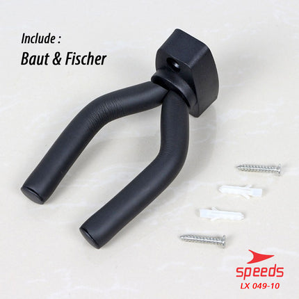 SPEEDS Musical Instrument Guitar Hanger Guitar Hook, Bass, Electric, Classic Practical Wall Mount 049-10