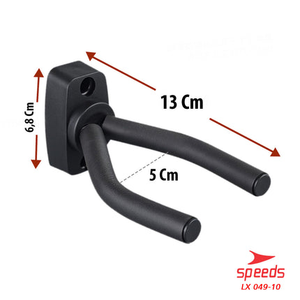 SPEEDS Musical Instrument Guitar Hanger Guitar Hook, Bass, Electric, Classic Practical Wall Mount 049-10