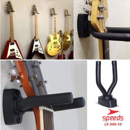 SPEEDS Musical Instrument Guitar Hanger Guitar Hook, Bass, Electric, Classic Practical Wall Mount 049-10
