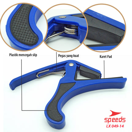 SPEEDS Alat Musik Capo Gitar Bahan Plastic Untuk Gitar Elektrik / Bass /  Ukulele 049-14