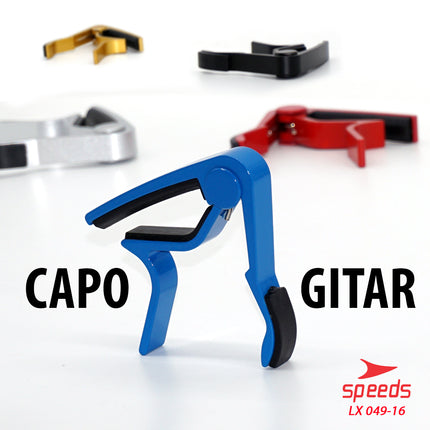 SPEEDS Musical Instrument Aluminum Alloy Guitar Capo for Guitar / Bass / Ukulele 049-16