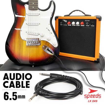 SPEEDS Guitar Jack Cable Electric Musical Instrument Aux Cable Audio Speaker Salon Cable 049-21