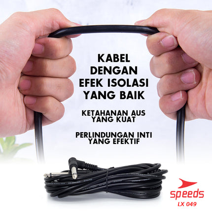 SPEEDS Guitar Jack Cable Electric Musical Instrument Aux Cable Audio Speaker Salon Cable 049-21