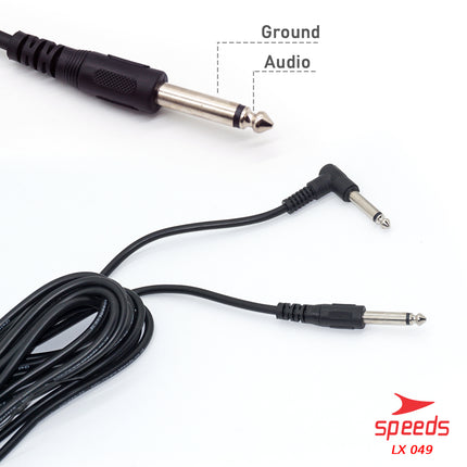SPEEDS Guitar Jack Cable Electric Musical Instrument Aux Cable Audio Speaker Salon Cable 049-21