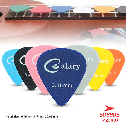 SPEEDS Guitar Picks Musical Instrument Celluloid Cheap Acoustic Guitar Picks 0.46, 0.71, 0.96 mm 049-23