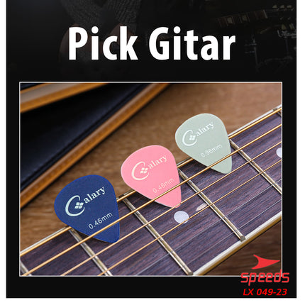 SPEEDS Guitar Picks Musical Instrument Celluloid Cheap Acoustic Guitar Picks 0.46, 0.71, 0.96 mm 049-23