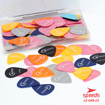 SPEEDS Guitar Picks Musical Instrument Celluloid Cheap Acoustic Guitar Picks 0.46, 0.71, 0.96 mm 049-23