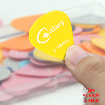 SPEEDS Guitar Picks Musical Instrument Celluloid Cheap Acoustic Guitar Picks 0.46, 0.71, 0.96 mm 049-23
