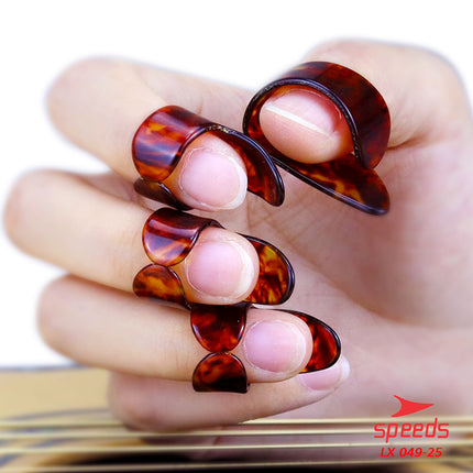 SPEEDS Guitar Pick Musical Instrument Finger Pick Celluloid Acoustic Guitar Pick 049-25