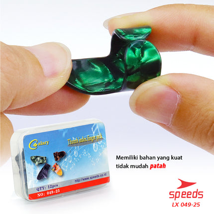 SPEEDS Guitar Pick Musical Instrument Finger Pick Celluloid Acoustic Guitar Pick 049-25