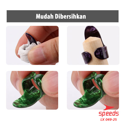 SPEEDS Guitar Pick Musical Instrument Finger Pick Celluloid Acoustic Guitar Pick 049-25
