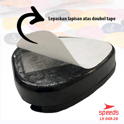 SPEEDS Musical Instrument Guitar Pick Holder Guitar/Bass Pick Holder Adhesive 049-26