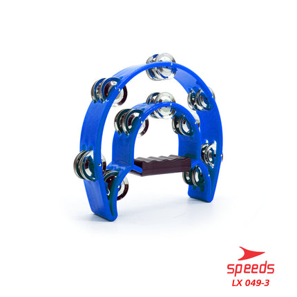 SPEEDS Alat Musik Tamborin Tambourine Double Ring Plastik Kecrekan Tambourine Tamborine Anak 049-3