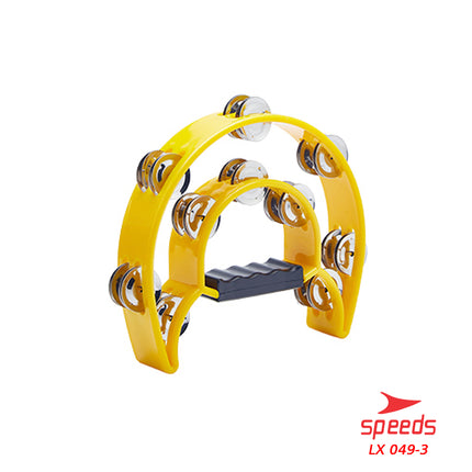 SPEEDS Alat Musik Tamborin Tambourine Double Ring Plastik Kecrekan Tambourine Tamborine Anak 049-3