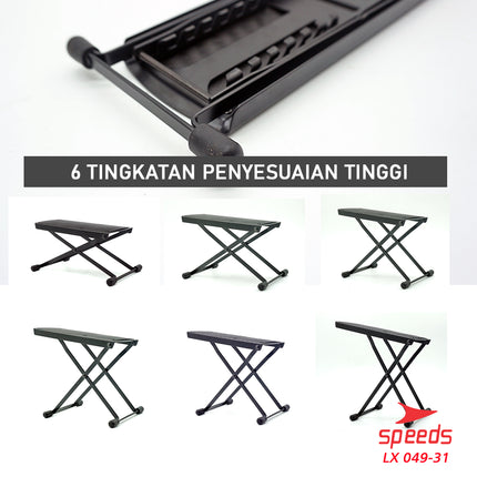 SPEEDS Alat Musik Foot Stool Gitar / Pijakan Kaki / Injakan Kaki / Guitar Foot Stool Import 049-31