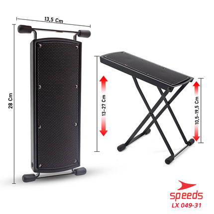 SPEEDS Alat Musik Foot Stool Gitar / Pijakan Kaki / Injakan Kaki / Guitar Foot Stool Import 049-31