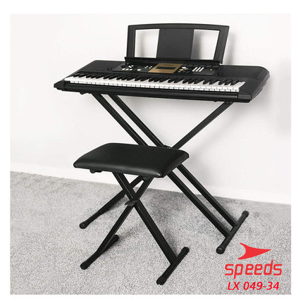 SPEEDS Alat Musik Kursi Lipat Kursi Untuk Piano Kursi Portable Untuk Anak dan Dewasa Tunggal 049-34
