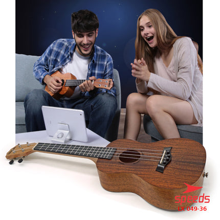 SPEEDS Ukulele Concert Ukulele 4 Senar Ukulele 24 Inch Akustik Kualitas Kayu Premium 049-36