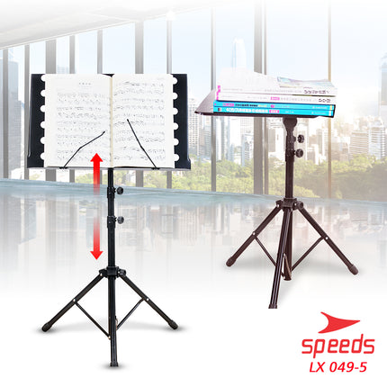 SPEEDS Alat Musik Stand Untuk Partitur Sheet Stand Book Stand Partitur Kecil Untuk Dewasa 049-5