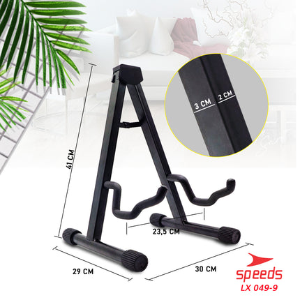 SPEEDS Alat Musik Stand Gitar Universal Import Stand Bass Ukulele Model Lipat Dudukan Gitar A 049-9