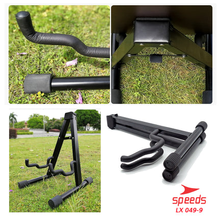 SPEEDS Alat Musik Stand Gitar Universal Import Stand Bass Ukulele Model Lipat Dudukan Gitar A 049-9