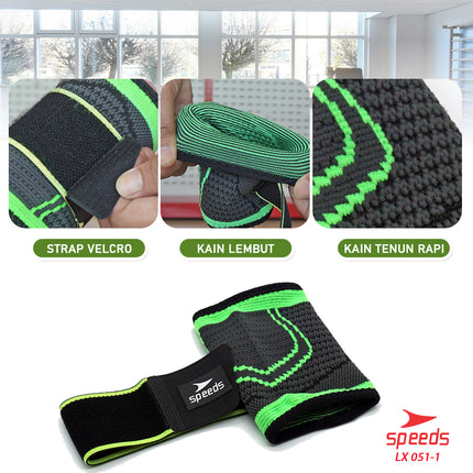 SPEEDS Pelindung Pegelangan Tangan Untuk keperluan Fitness Wrist supporter 051-1