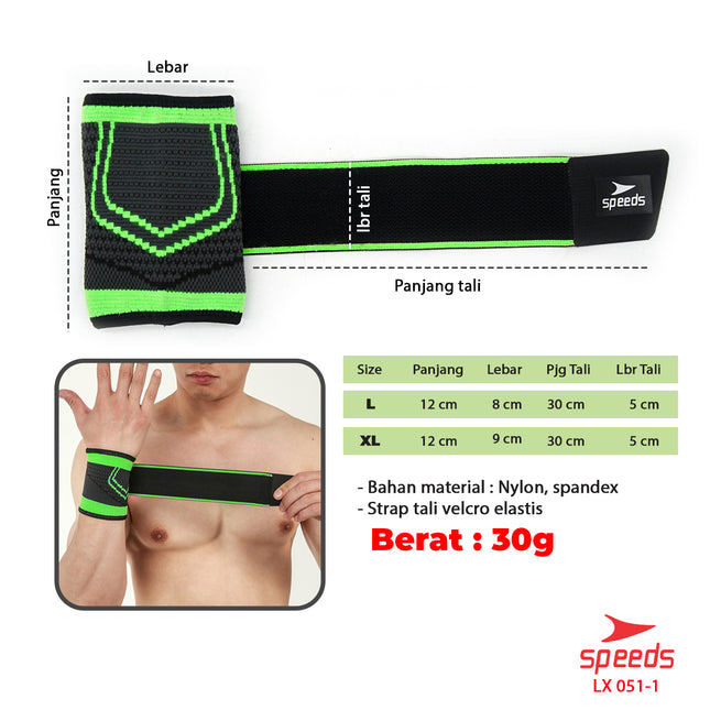 SPEEDS Pelindung Pegelangan Tangan 051-1