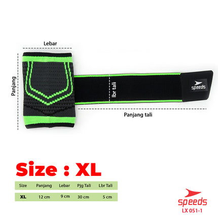 SPEEDS Pelindung Pegelangan Tangan Untuk keperluan Fitness Wrist supporter 051-1