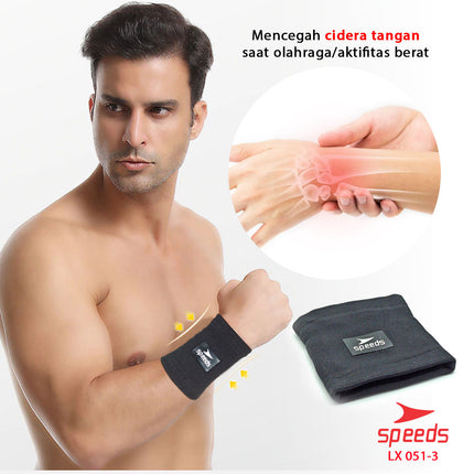 SPEEDS Pelindung Pegelangan Tangan Untuk keperluan Fitnes Wrist supporter 051-3