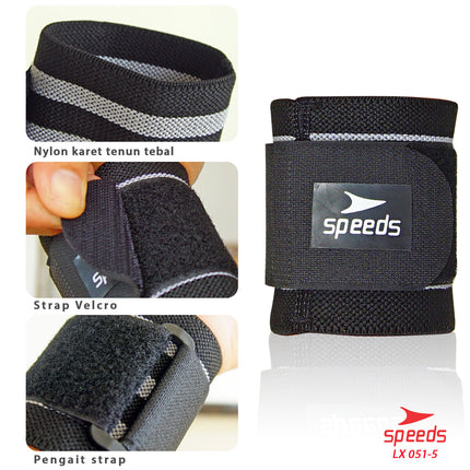 SPEEDS Pelindung Pegelangan Tangan Untuk keperluan Fitness Wrist supporter 051-5