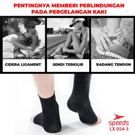 SPEEDS Pelindung Tumit Untuk Perlengkapan Fitness Ankle Protector 054-3