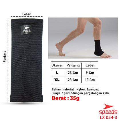 SPEEDS Pelindung Tumit Untuk Perlengkapan Fitness Ankle Protector 054-3