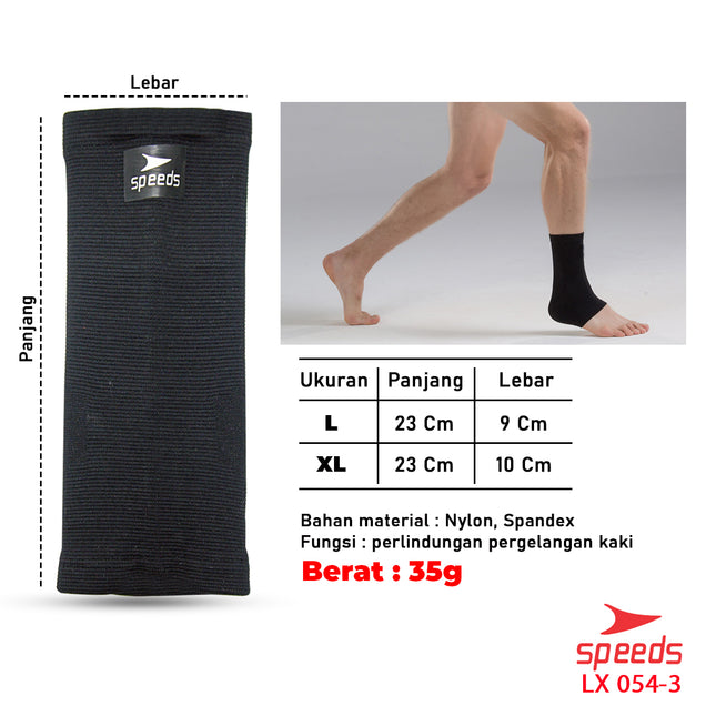 SPEEDS Pelindung Tumit Untuk Perlengkapan Fitness Ankle Protector 054-3