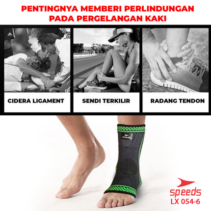 SPEEDS Pelindung Tumit Untuk Perlengkapan Fitness Ankle Protector 054-6