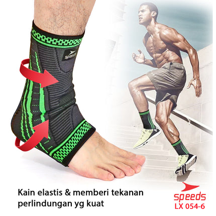 SPEEDS Pelindung Tumit Untuk Perlengkapan Fitness Ankle Protector 054-6